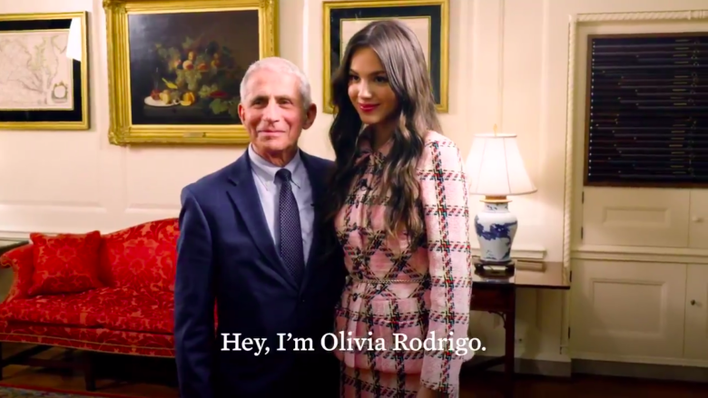 Olivia Rodrigo, Dr. Fauci read fan tweets on everything from vaccines and bobbleheads to Motown and Man Crush Monday