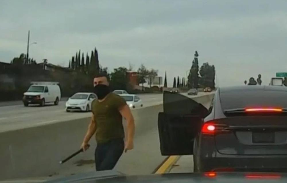 Pipe-wielding Tesla driver sentenced in road rage attacks